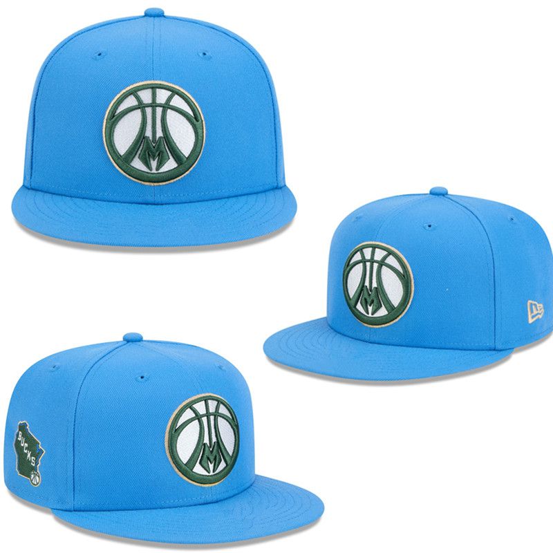 2025 NBA Milwaukee Bucks Hat TX202503072->nba hats->Sports Caps